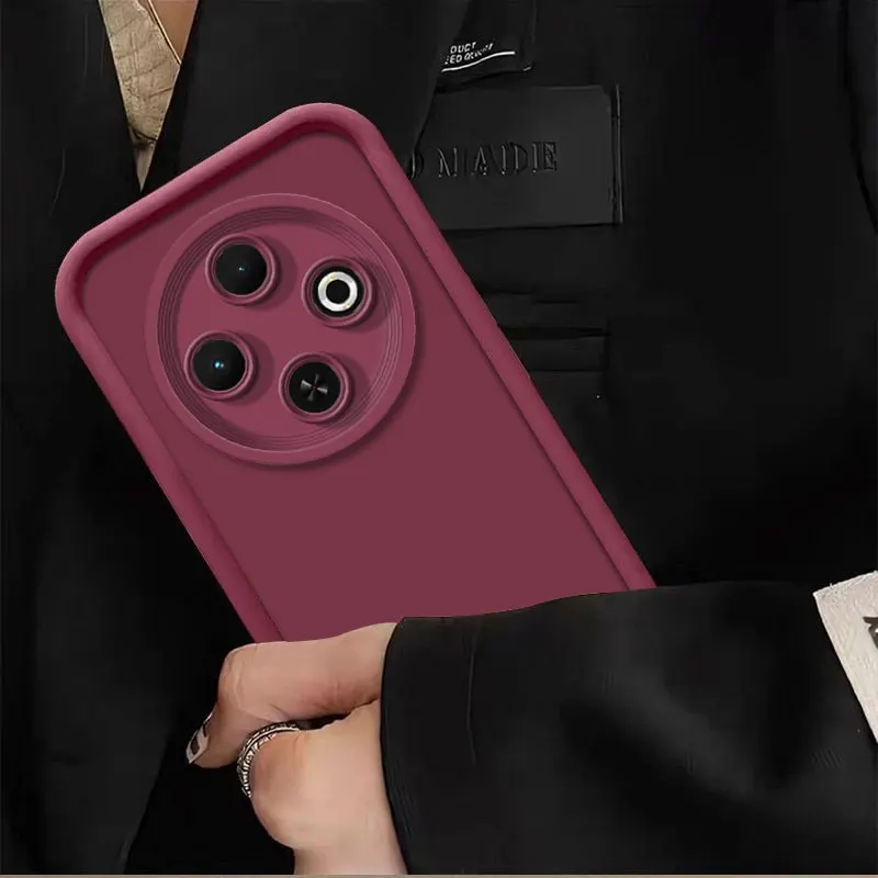 Enhanced Anti-Drop Silicone Back Cover with Fashion Bumper Design