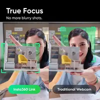 Insta360 Link - 4K Webcam With 1/2&quot；AI Tracking，Sensor, HDR，Gesture Control, Specialized Modes，Noise-Canceling Microphones 2