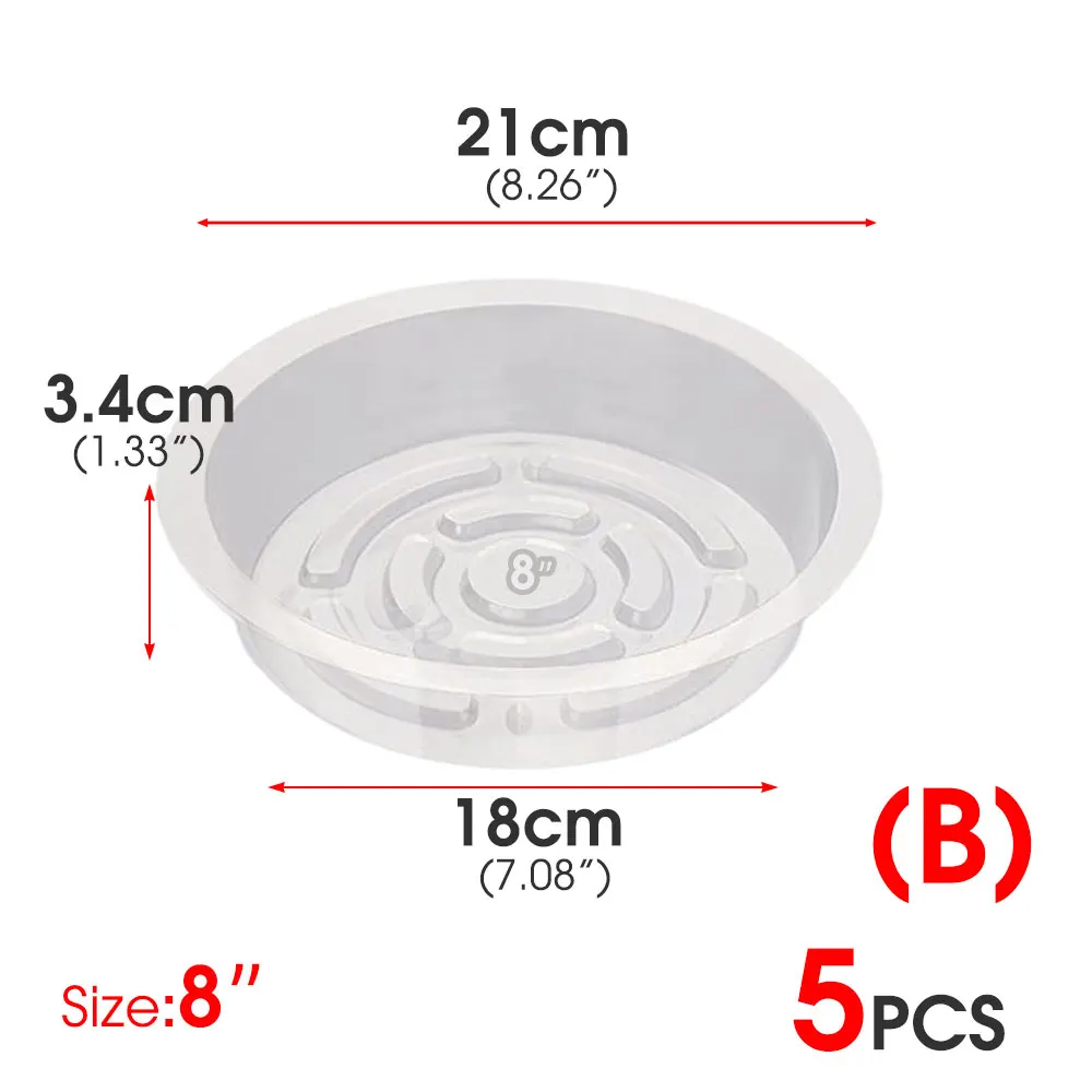 B x 5PCS-8 Inch