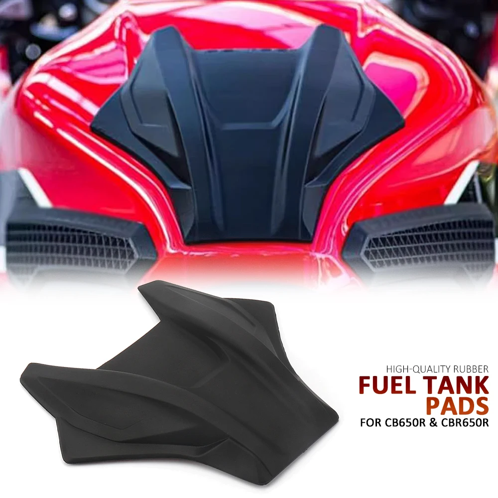 New Middle Fuel Tank Pad Protector Cover Stickers For CBR650R CBR 650R 650 R CB650R CB 650R Motorcycle Accessories Black