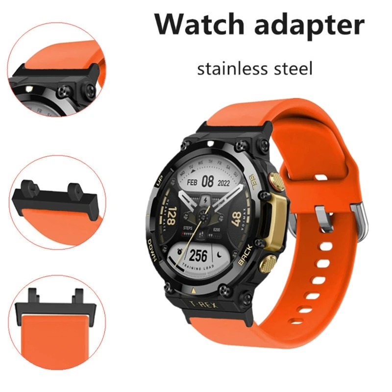 Huami Amazfit T-Rex 2  ׼  ð Ʈ Ŀ  ü ݼ ũ ġƮ, 2 ǽ