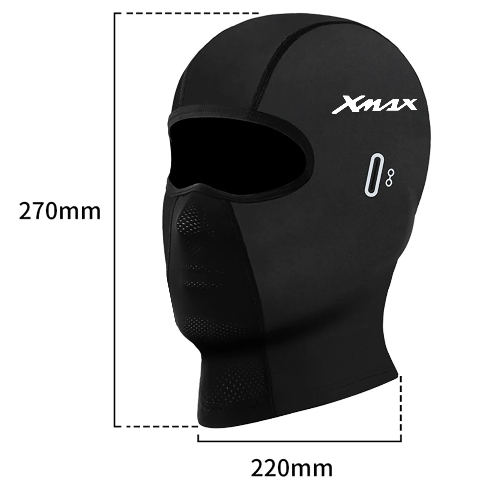 야마하 TMAX XMAX용 겨울용 보온 발라클라바 방풍 스키 마스크 TMAX 500-560 & XMAX 250 400용 보온 페이스 마스크