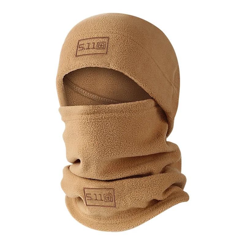 Winter Polar Coral Hat Fleece Balaclava Men Face Warmer Beanies Thermal Head Cover Tactical Military Sports Scarf Caps 2