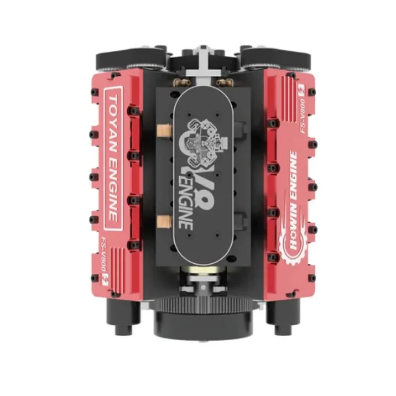 

Двигатель TOYAN & HOWIN V8, модель 1/10, бензиновый двигатель 28cc с дистрибьютором, стартовый комплект, Создайте свой собственный двигатель V8