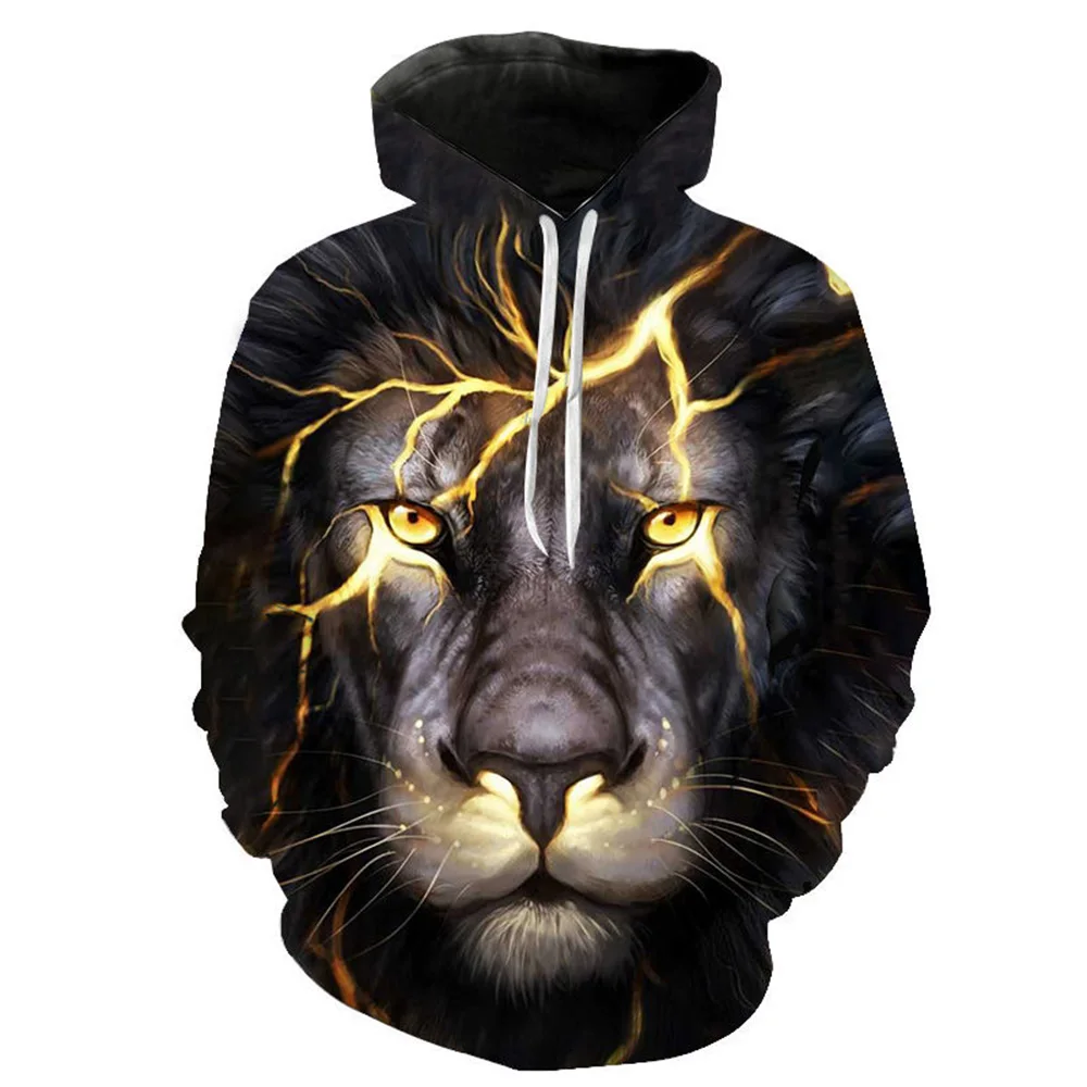 

Hot Animal Lion 3d Print Men/Women Laxity Hoodie Casual Oversized Pullover Fashion Popular Streetwear Trend Hip Hop Men Clothing