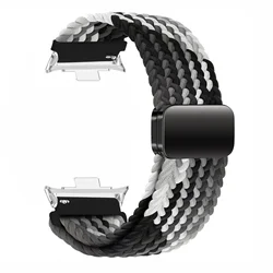 Adjustable Braided Sport Nylon Magnetic Loop Strap in Versatile Colors for Redmi Watch 4 (GradientB)