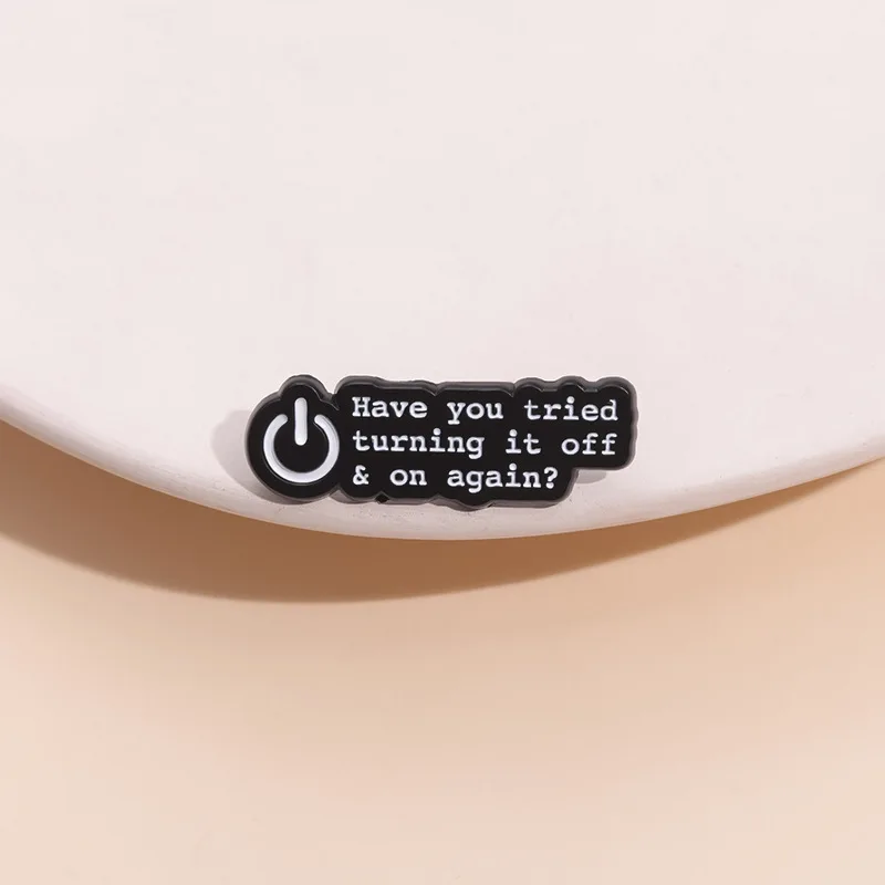 31Styles Geometric Humorous Phrase Enamel Pins Custom Funny Quotes Metal Brooches Lapel Badge Backpack Decorative Jewelry Gifts