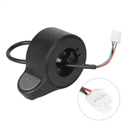 4 Lite Original Power Throttle Electric Scooter Thumb Dial Accelerator Replacement Parts (Black)