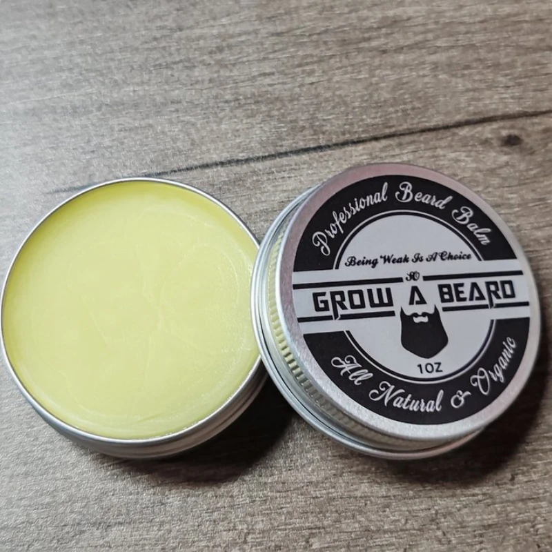 thumbnail image 1 of Juego de 2 bálsamos y aceites para barba originales para hombres, cera para el crecimiento del cabello, aceites esenciales nutritivos, kits anti-descamación para hombres, 1 of 4