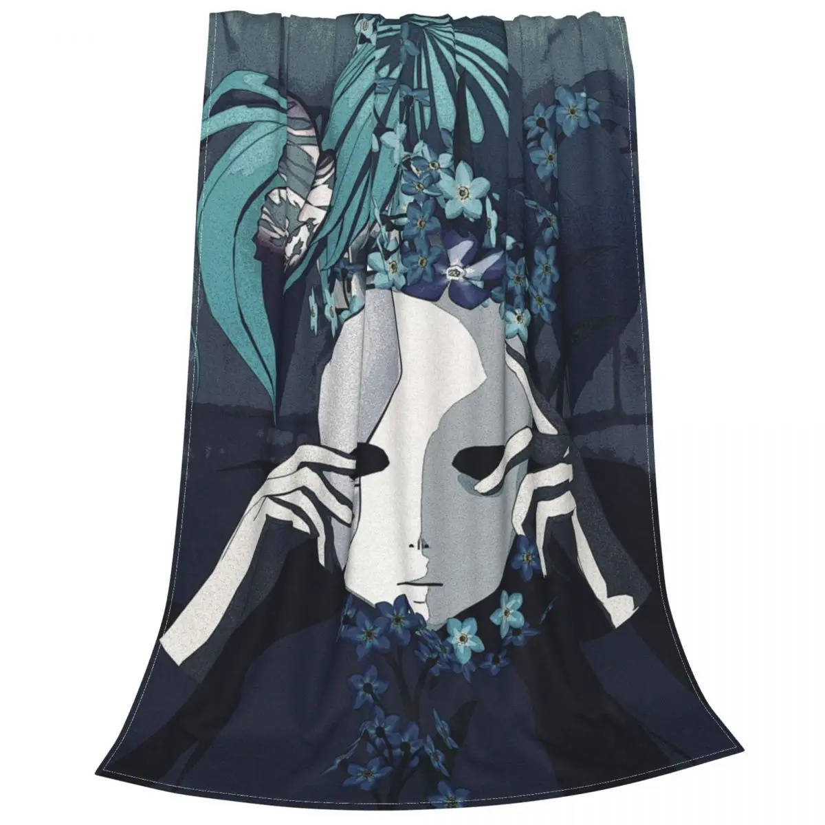 Sally Face Game Knitted Blanket Flannel Soft Throw Blankets for Car Sofa Couch Bedroom Quilt