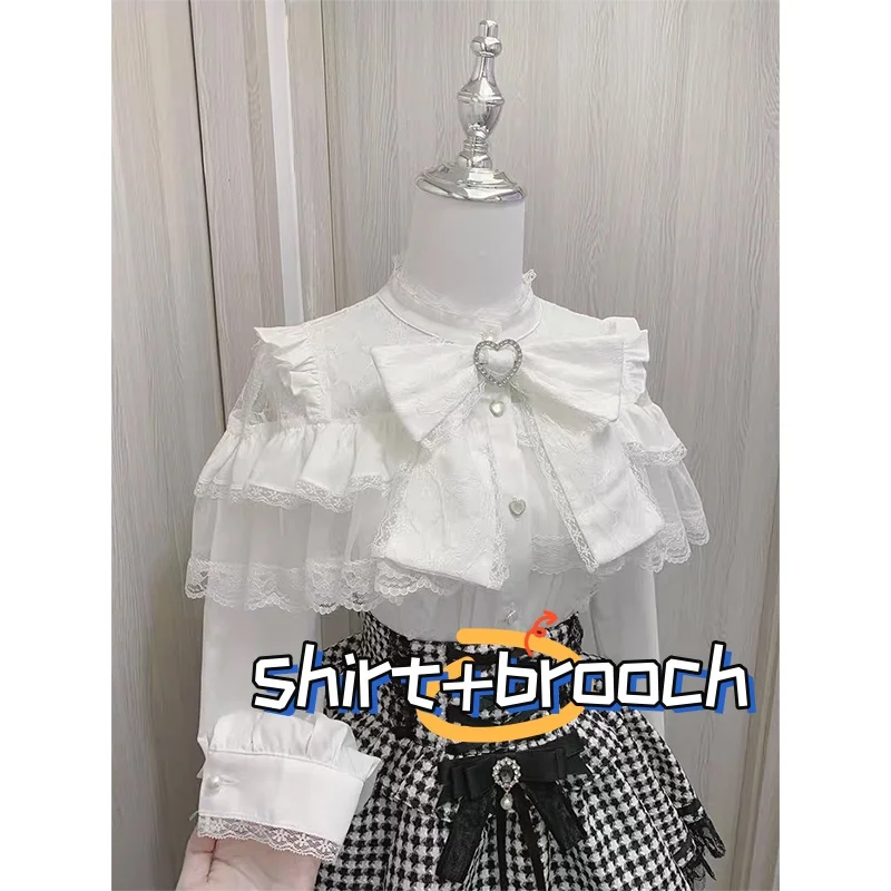 ตัวเลือกสินค้า เสื้อหวานสไตล์ญี่ปุ่น แขนยาว น่ารัก ใส่ไปไหนก็ปัง