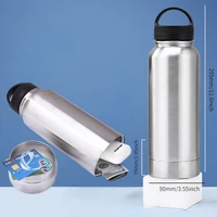 Secret Hidden Safe Steel Water Bottle Safe Money Box Secret Stash Spot Can Hidden Safes Storage Compartment for Cards Keys Cash 1