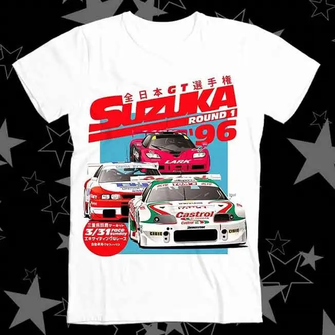 

JDM Suzuka Japan Racing Car 1996 JGTC Poster Best Seller Top T Shirt 456