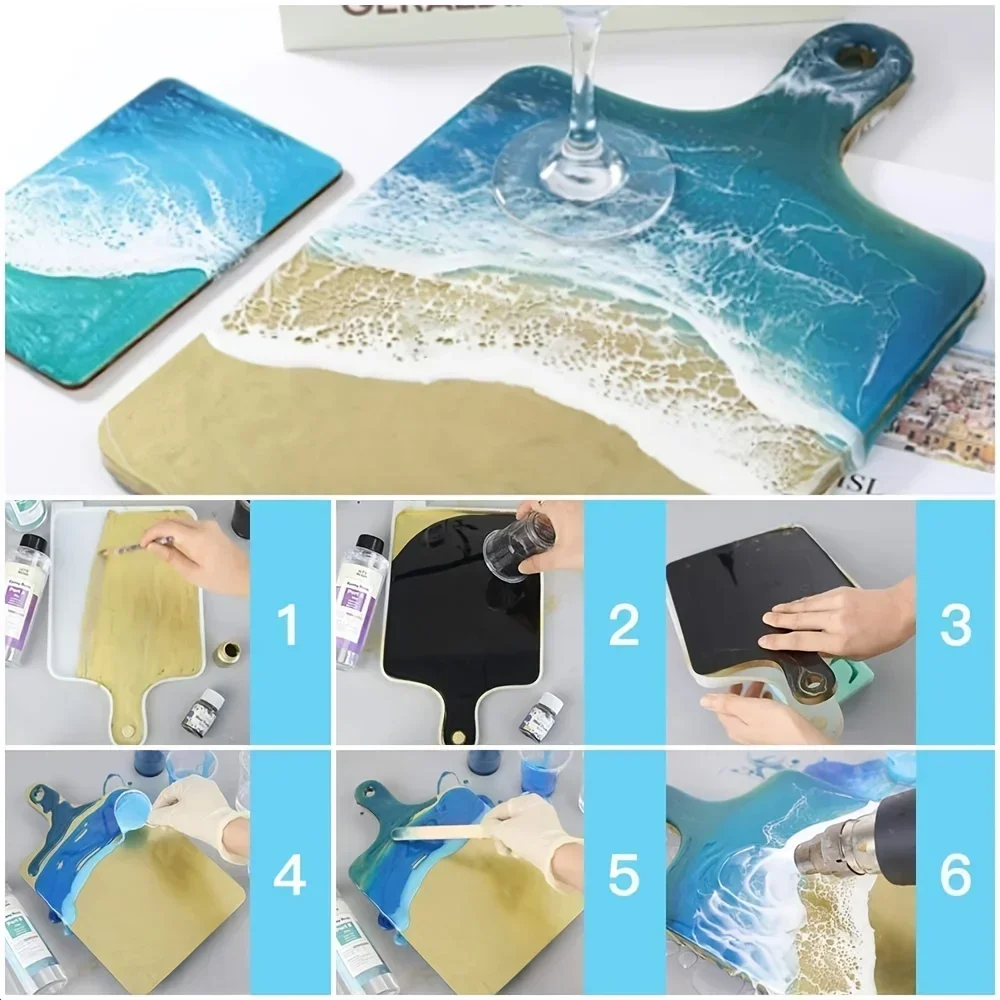 Large Rectangular Silicone Resin Tray Mold
