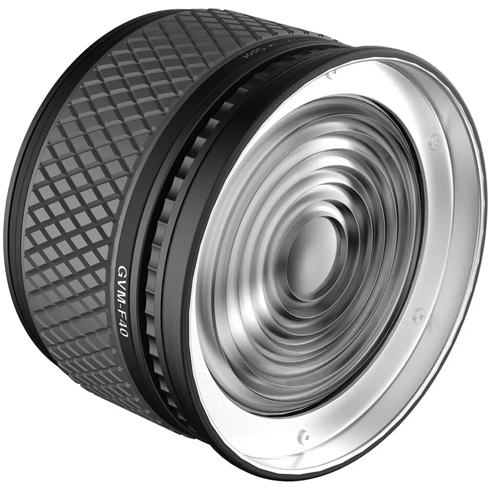 GVM F40 Fresnel Attachment for LED Light Spotlight Brightness Improve Compatible