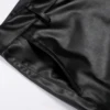 Men's Leather Shorts Elastic Fashion PU Leather Short Pants Dance & Party 3