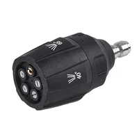 5-in-1 high-pressure car wash machine nozzle with 1/4 inch quick connector for professional cleaning in seconds 1