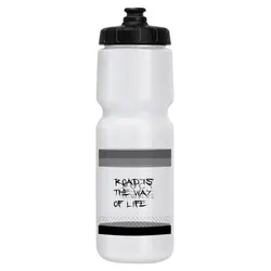 Enhanced Bicycle Water Bottle - 710ML Durable Plastic for Outdoor Sports, Portable Squeeze Design for Cycling and Running (White)