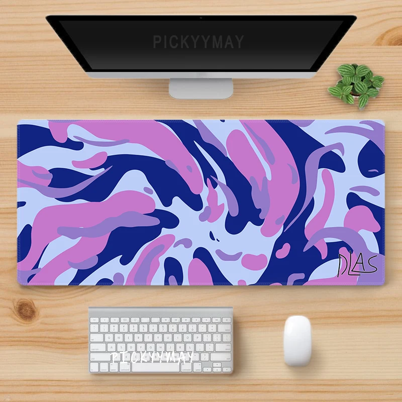 Grand tapis de souris avec carte topographique, tapis d'ordinateur, tapis  de souris de jeu violet, sous-clavier polymères, tapis de bureau, 100x50cm  - AliExpress