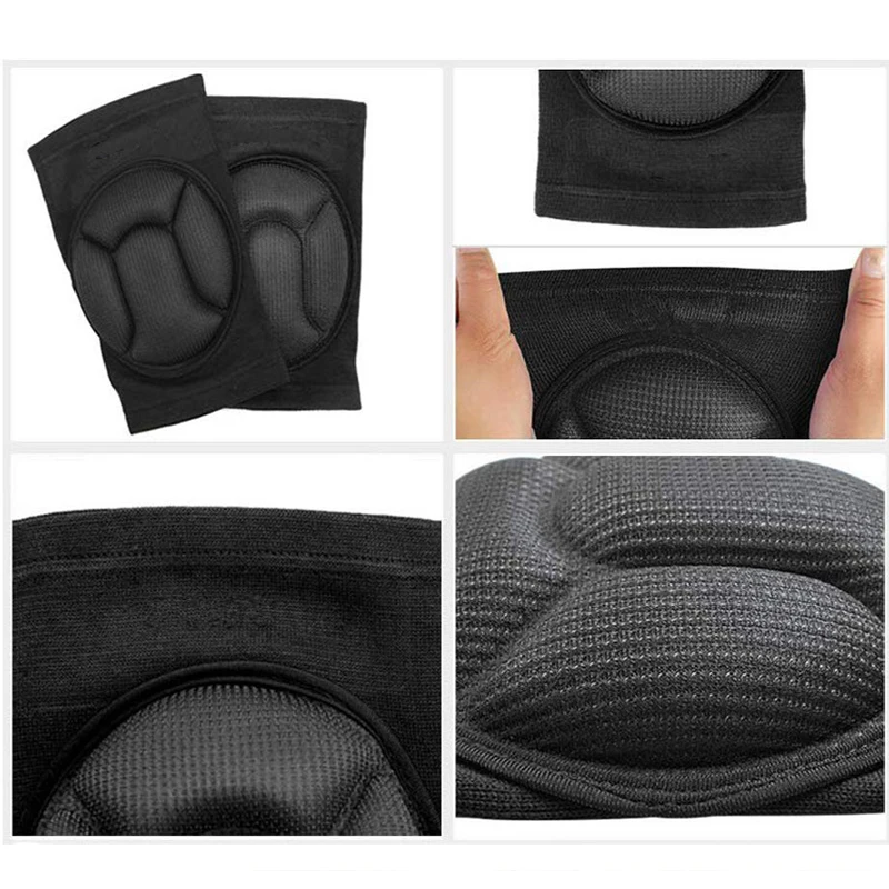 Knee Pad Support Brace Thickened protection Sports Kneepad Men Elastic for Fitness Basketball Non-Slip
