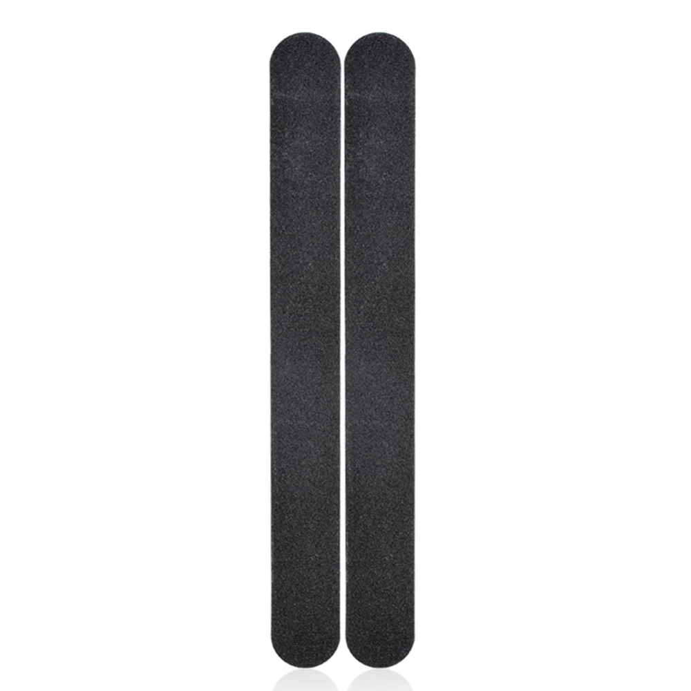 100/180-grain nail file nail tool suitable for acrylic nails buffer file Black Professional Reusable Emery Board