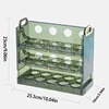 Space-Saver Egg Box With Auto-Flip Design - Freshness-Assured Refrigerator Door Egg Holder, Kitchen Organizer 6
