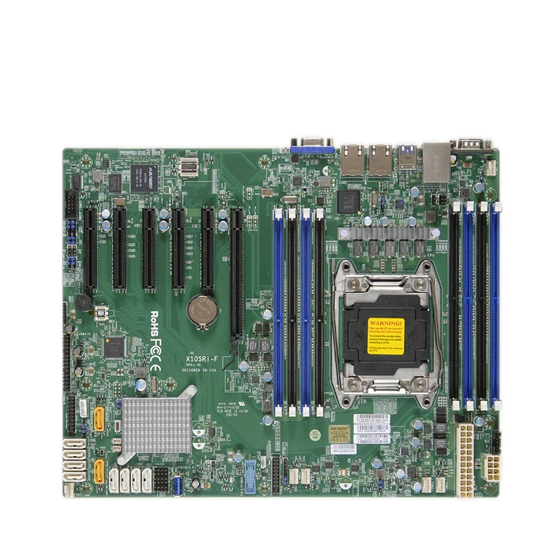 One-Way Server Motherboard For Supermicro X10SRI-F C612 LGA2011 DDR4 Support E5-1600 2600V3/V4 High Quality 6 One-Way Server Motherboard For Supermicro X10SRI-F C612 LGA2011 DDR4 Support E5-1600 2600V3/V4 High Quality - Image 4