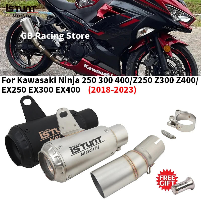 たか Muffler Exhaust Motorcycle Exhaust Middle Pipe For Kawasaki