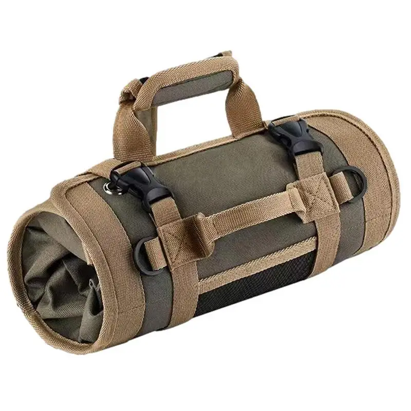 Tool Bag Multi-Purpose Hardware Tool Bag Multi-Pocket Rolled Portable Storage Bag Waterproof Storage Pliers Wrench