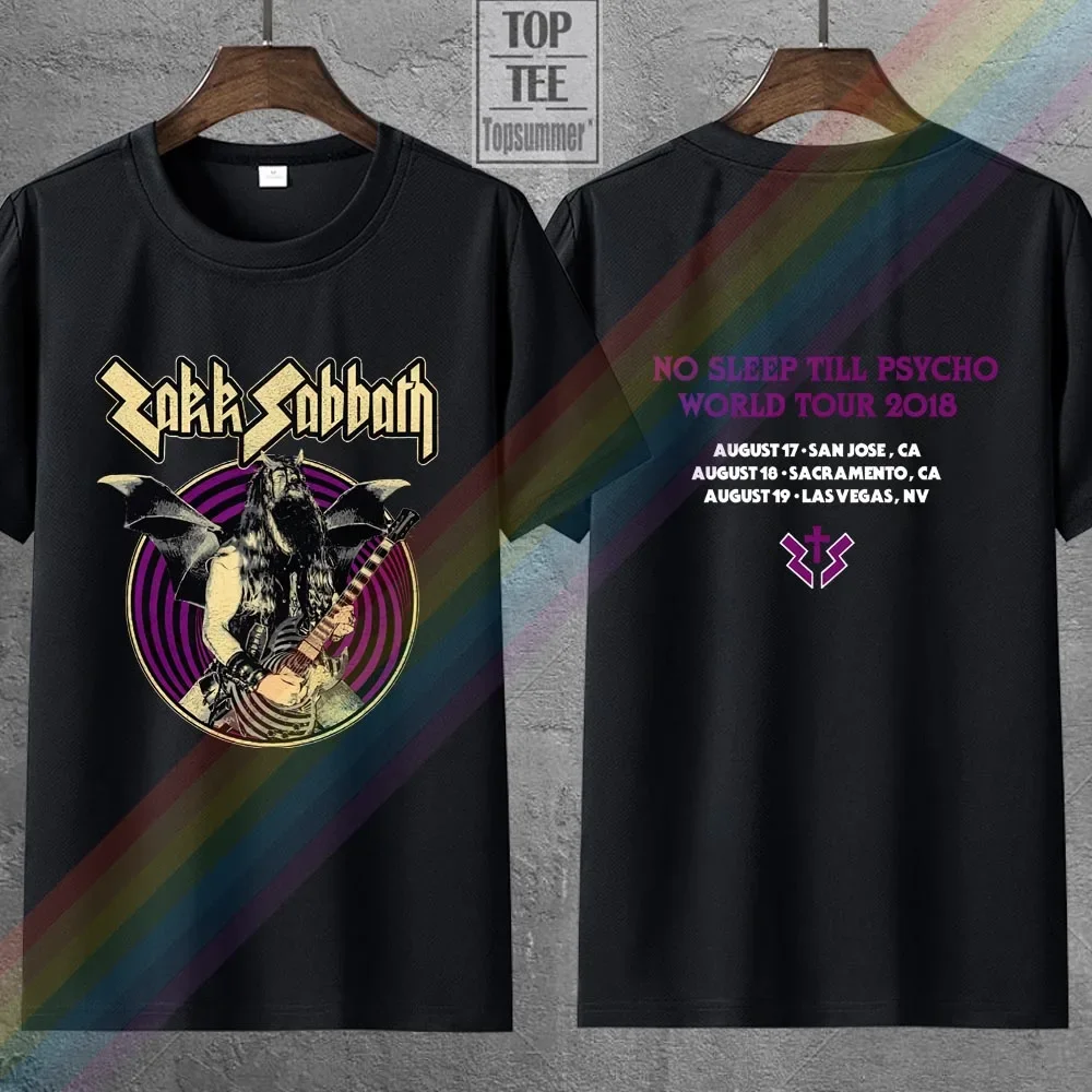 

Zakk Sabbath World Tour 2018 New T Shirt Game Shirt Top Tee Cotton T-Shirt Fashion T Shirt Fashion Style