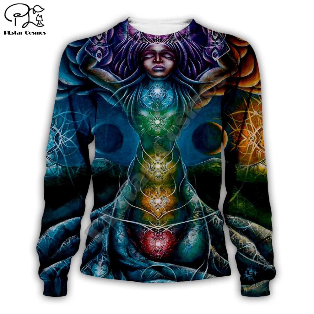 2022 NewFashion Trippy Buddha Mandala Psychedelic Harajuku 3DPrint Men/Women Streetwear Pullover Casual Funny Jacket Hoodies A12
