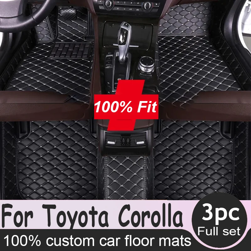 

Коврики автомобильные напольные гибридные для Toyota Corolla, 12 поколения, 2019-2023/20/21/22