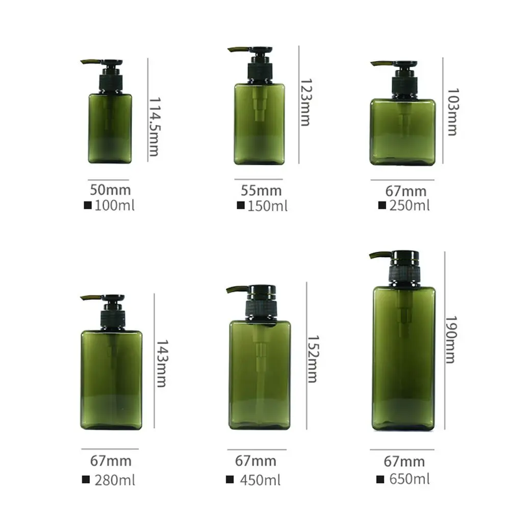 650ml Liquid Soap Whipped Mousse Points Bottling Shampoo Lotion Shower Gel Pump Bottlesnding Liquid Bottle 6