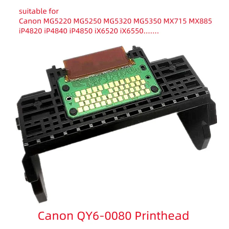 Printhead QY6-0080 Print Head for Canon MG5220 MG5250 MG5320 MG5350 MX715 MX885 iP4820 iP4840 iP4850 iX6520 iX6550 Printer Head