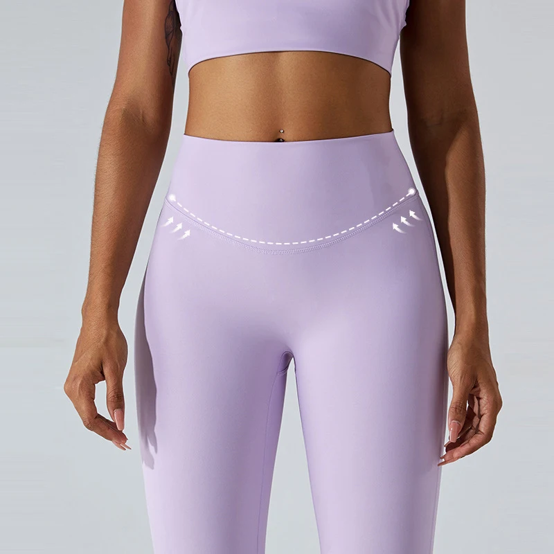 High Waist Yoga Leggings Sport Women Fitness Trouser Quick Dry Tummy Control Butt Lifting Running Sports Pants Workout Clothing