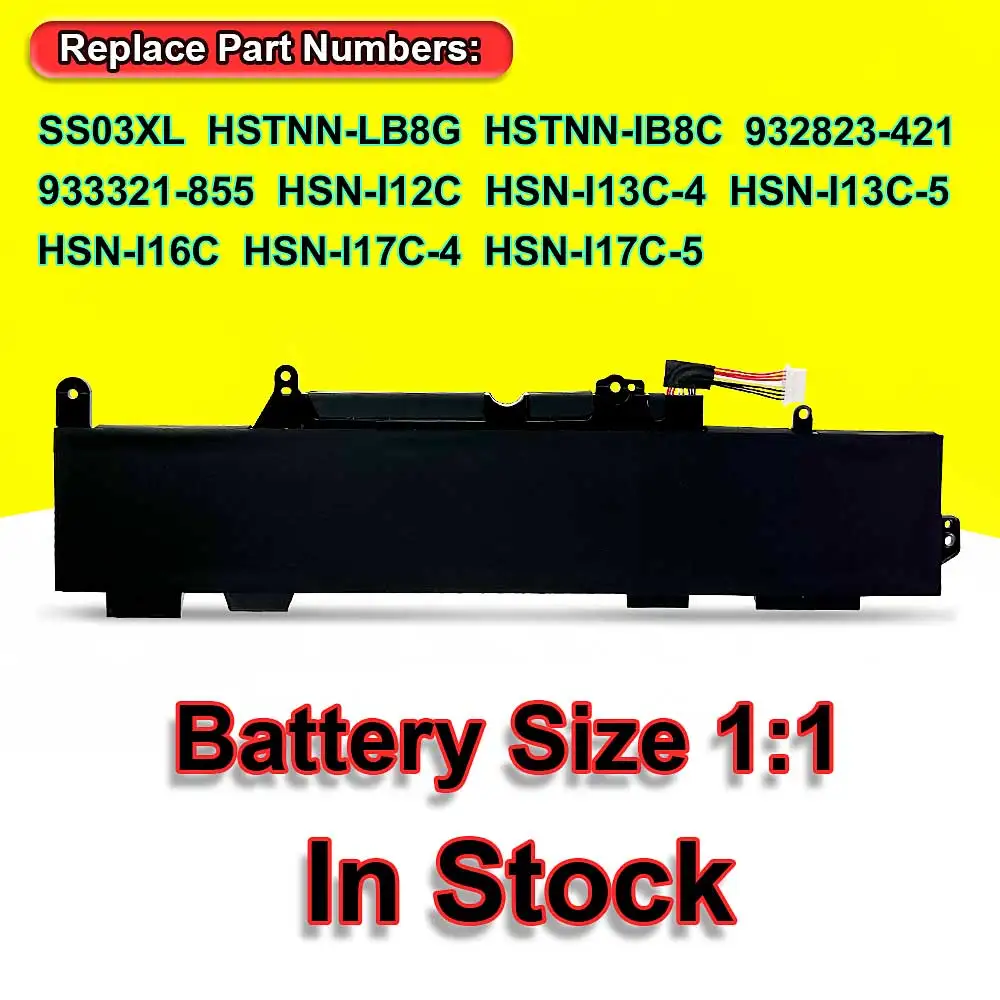 Bateria do Portátil para hp Elitebook Ss03xl 730 735 740 745 755 830 840 846 g5 Zbook 14u g5 Hsn-i12c Hsn-i13c5 Novo - Imagem 5