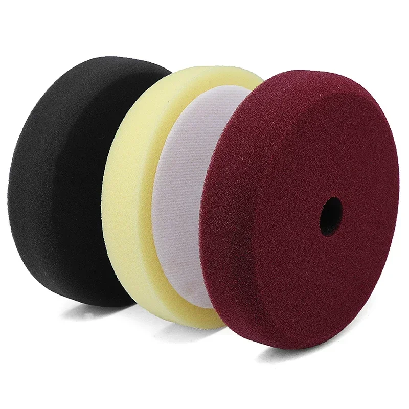 

3PCS/set 6 inch Vehicles Sponge Polishing Pad Auto Waxing Buffing Compound Flat Sanding Reduction Disk Pads Car Accessories