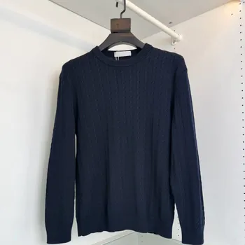 Italia BC autunno e inverno nuova moda vecchio stile denaro casual girocollo maglione lavorato a maglia maglione semplice a maniche lunghe da uomo 1