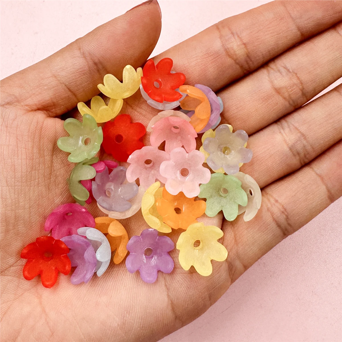 LiQunSweet 400 Terminali A Fiore In 4 Colori Per Gioielli Fai Da Te – Distanziatori Per Bracciali E Collane