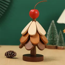 Tree - Themed Solid Wood Dining Table Insulation Mat - Creative and Personalized Home Decor Gift - L (Ping An Fruit)