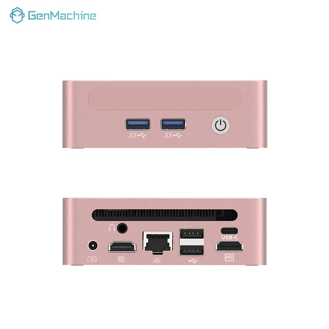 GenMachine Ryzen PRO 6800H MINI PC Windows 11 8C/16T 3.2Ghz LPDDR5 6400Mhz 24G RAM 256G ROM WIFI6 BT5.2 bricolage ordinateur de jeu 3