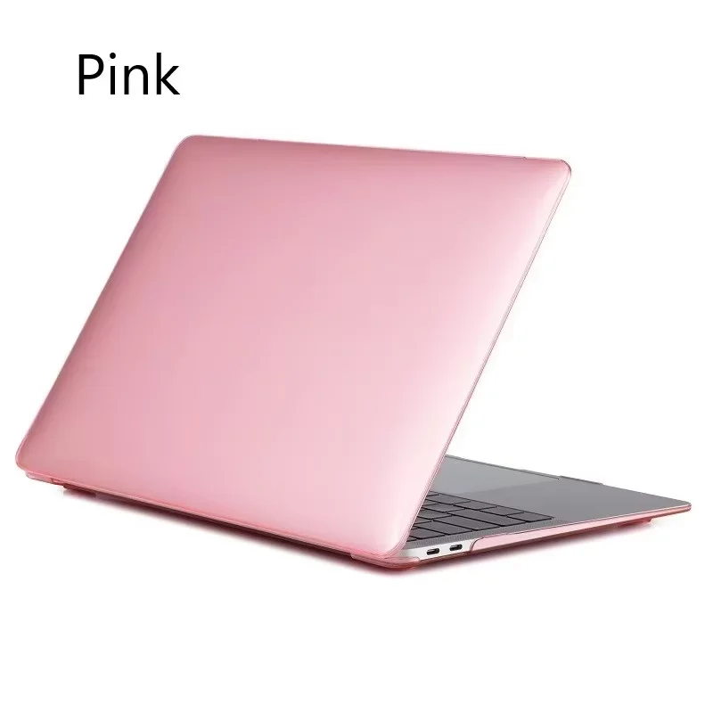 Smooth Rubberized Waterproof clear Crystal Hard Pc Shell Cover for Macbook Pro Air 12 13 13.3 14 15 15.4 15.6 inch M4 M3 M2 M1