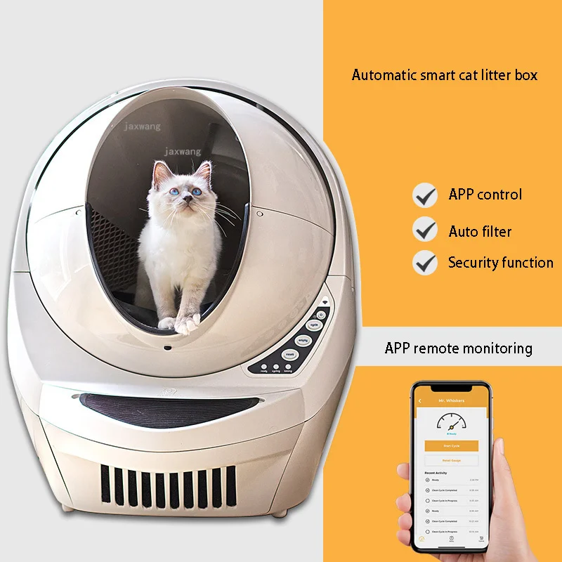 Deodorizing Automatic Cats Cleaning Litter Box Smart Enclosed Cat