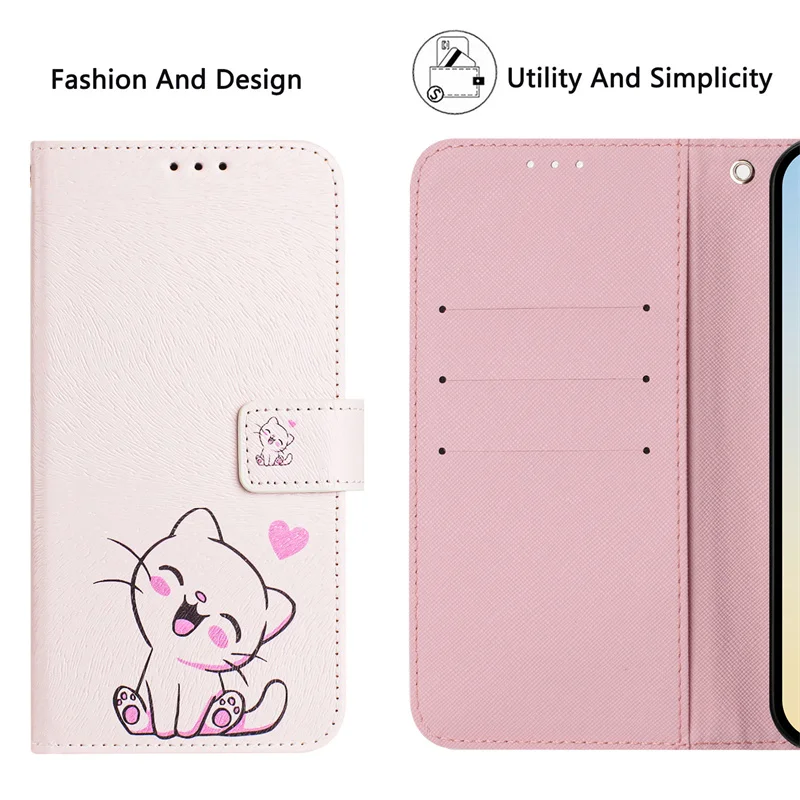 Butterfly Leather Wallet Cover Case