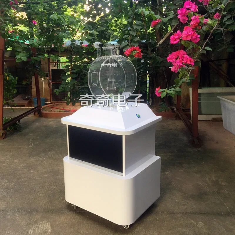 1P350V automatic lottery machine electronic lottery machine 10 balls table tennis ball shaker high definition display screen