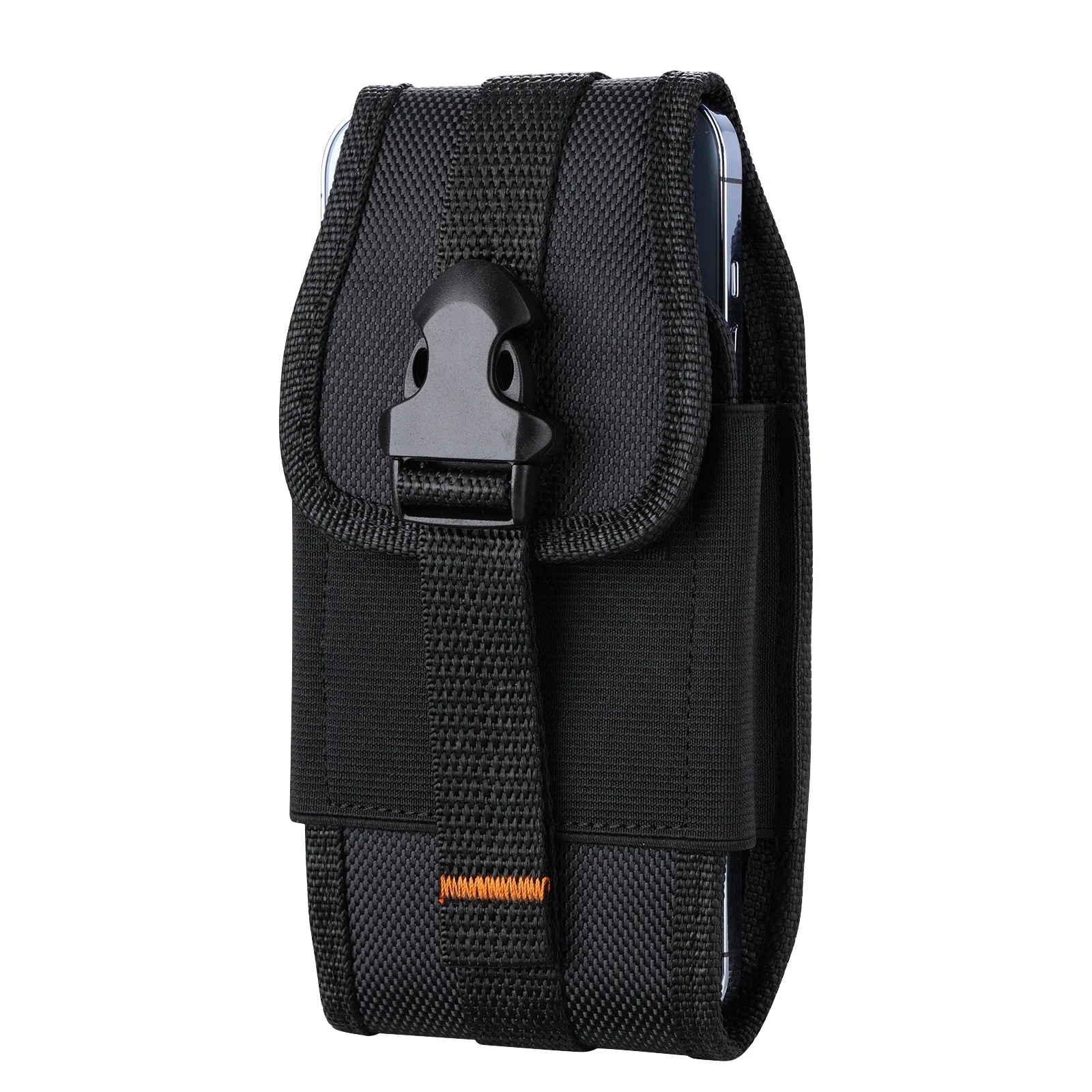Premium Belt Waist Bag Flip Card Case Phone Pouch for 6.9 to 7.3 Inch Devices