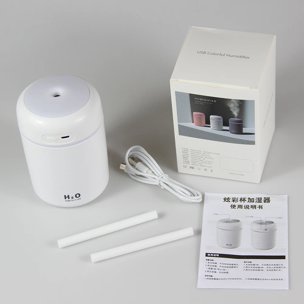Mini USB Car Humidifier Mute Aroma Diffuser Portable Essential Oil Diffuser Sprayer Mist Maker Vehicle-mounted Humidifier