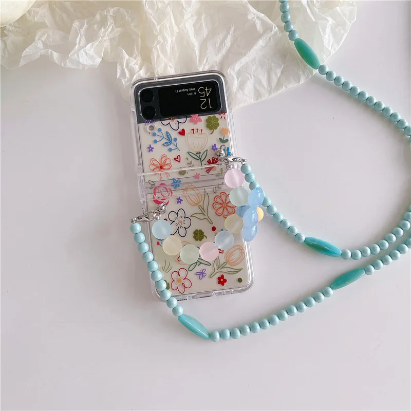 

For Samsung Galaxy Z Flip 4 Case With Lanyard