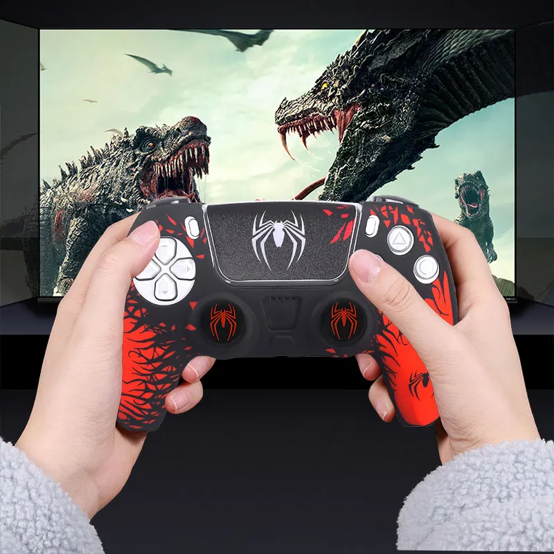Soft Silicone Protective Case with Spider Design