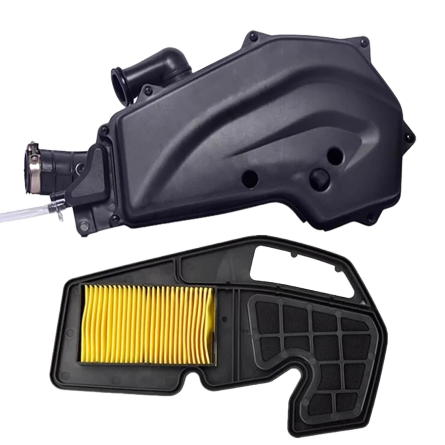 

E726 Motorcycle Air Cleaner Intake Kit for Haojue Suzuki HJ125T-10H/10E/2D/3C Scooter Air Filter Assembly